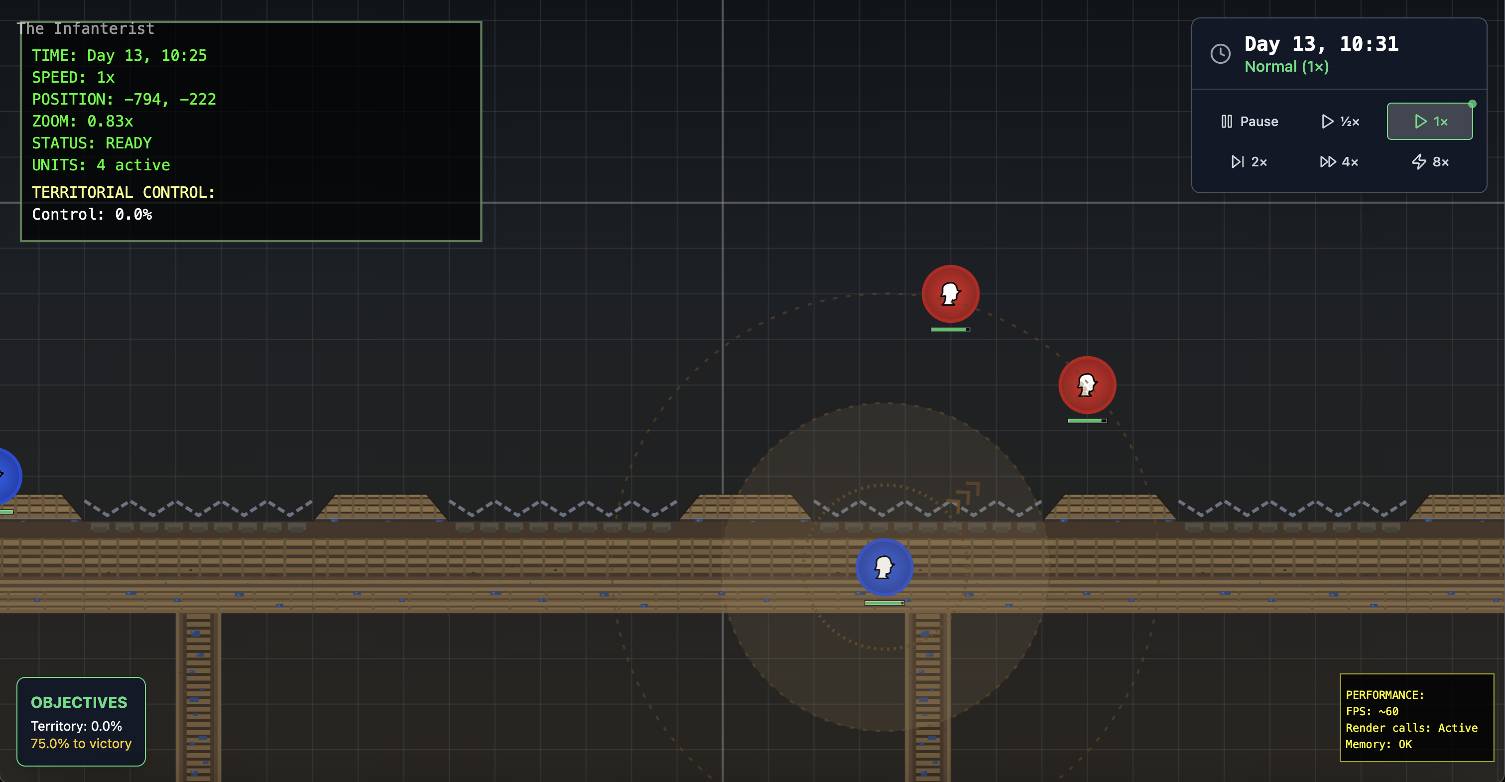 The Infanterist - WWI Game Screenshot